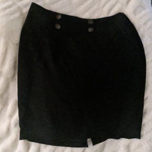 The Limited Pencil Skirt with Buttons